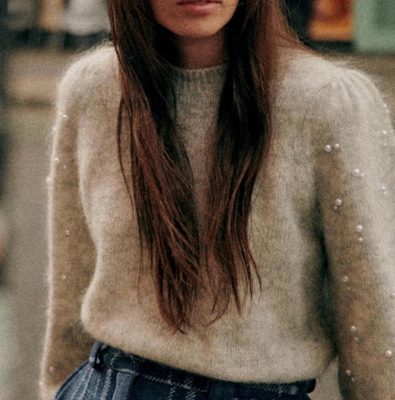 Sezane Sweaters - Sezane Perle Kid Mohair/Wool Jumper